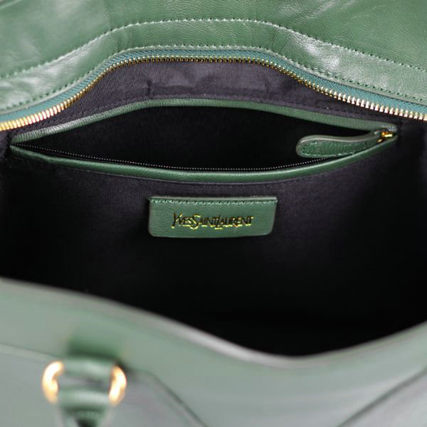 YSL medium cabas chyc bag 2030L dark green - Click Image to Close
